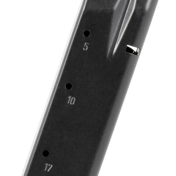 Mec-Gar MGWIT9SFAFC Standard  17rd 9mm Luger Fits Tanfoglio Witness Small Frame Blued w/Anti-Friction Coating Carbon Steel