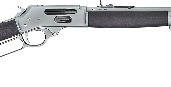 Henry H009GAW Side Gate All Weather Full Size 30-30 Win 5+1 20" Hard Chrome Plated Steel Barrel, Satin Hard Chrome Steel Receiver, Stained Hardwood Stock Right Hand