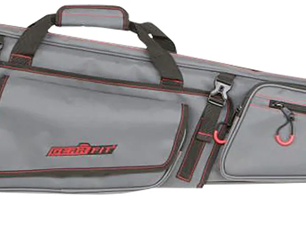 Allen 94948 Gear-Fit Dakota 48" Rifle Case Gray w/Red Accents, Padding  & Organizer Pocket for Scoped Rifle