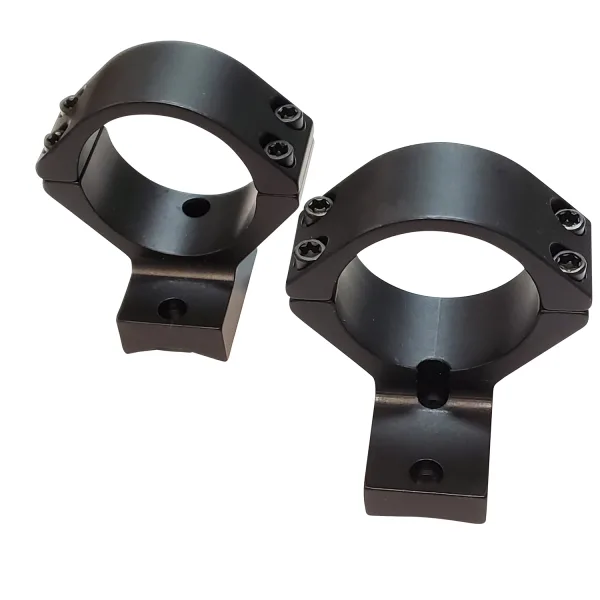 Talley 950700SM Scope Mount/Ring Combo  Black Aluminum 1" Tube Christensen Arms Ridgeline/Mesa High Rings Short Action 20 MOA