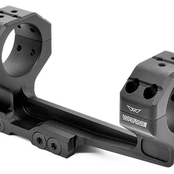 Warne 7842M Precision Cantilever Mount Scope Mount/Ring Combo Black Anodized 35mm 0 MOA