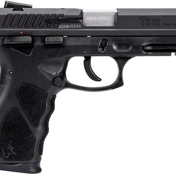 Taurus 1-TH10041 TH  Full Size 10mm Auto 15+1  4.27" Matte Stainless Steel Barrel, Matte Black Serrated Slide, Black Polymer Frame w/Picatinny Rail, Black Interchangeable Backstrap Grip Right Hand