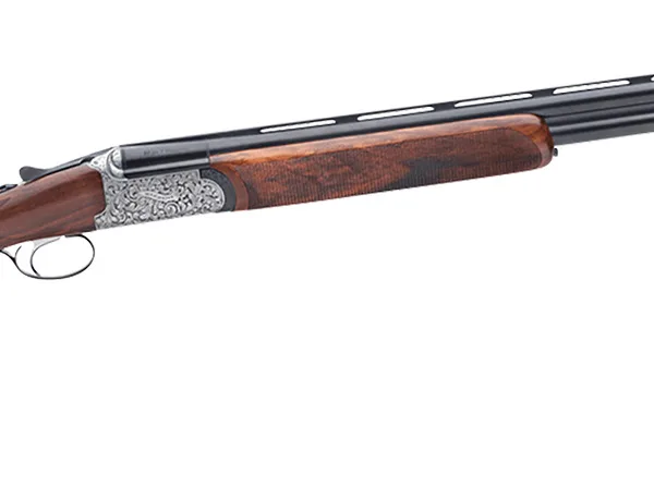 Rizzini USA 41011229 Round Body EM Full Size 12 Gauge Break Action 2rd 29" Vent Rib Barrel, Coin Anodized Silver Receiver, Fixed w/Prince of Whales Grip Grade III Turkish Walnut Stock
