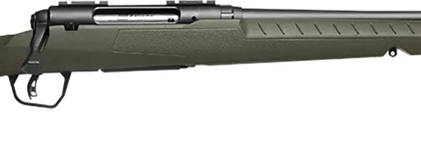 Savage Arms 32111 Axis 2 Compact 350 Legend 4+1 20" Matte Black Heavy Sporter Barrel, Matte Black Drilled & Tapped Carbon Steel Receiver, Fixed OD Green Synthetic Stock, Right Hand