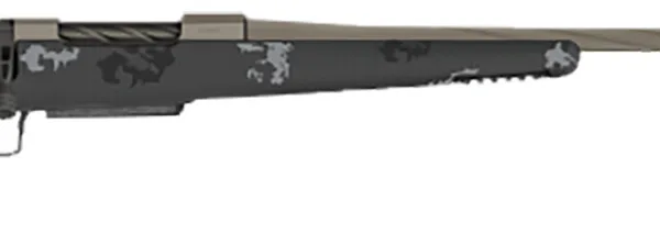 Fierce Firearms FRXP7MMBC20TP Twisted Rival XP 7mm BC 20" Tungsten Cerakote Fluted Threaded Barrel, Drilled & Tapped Stainless Steel Receiver, LR Negative Comb Phantom Camo Carbon Fiber Stock