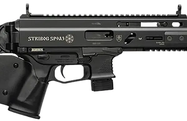 Grand Power 810091158166 Stribog SP9A3 *CA Compliant 9mm Luger 10+1 16" Black