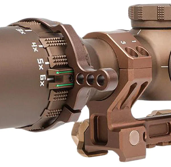 Sig Sauer Electro-Optics SOT61SVPS Tango6T SVPS Kit Flat Dark Earth 1-6x24mm, 30mm Tube Illuminated Hellfire FL-6 Reticle