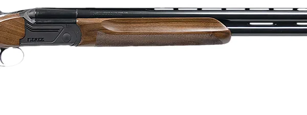 Fierce Firearms FA1230LHAC Alpha  Full Size 12 Gauge Break Open 2rd 30" Black Satin Cerakote Over/Under Vent Rib Barrel, Black Cerakote Steel Receiver, Adj Comb Oiled Turkish Walnut Stock, Left Hand