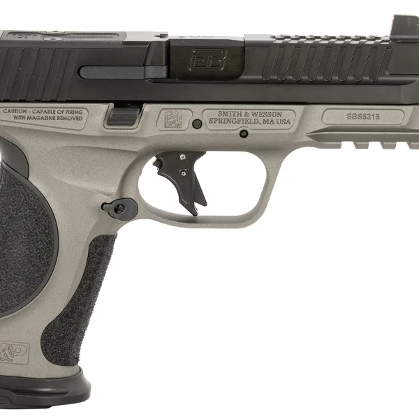 Ed Brown MPFTACT Fueled M&P Tactical 9mm Luger 19+1 4.75" Black Nitride Match Grade Threaded Barrel, Black Nitride Optic Cut/Serrated Stainless Steel Slide