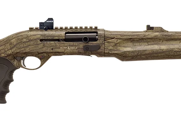 Silver Eagle Arms A21218BLC-PKG Alpha 2  12 Gauge Semi-Auto 3" 4+1 18.50" Steel Barrel Fixed Camo Synthetic Stock, Konus Scope
