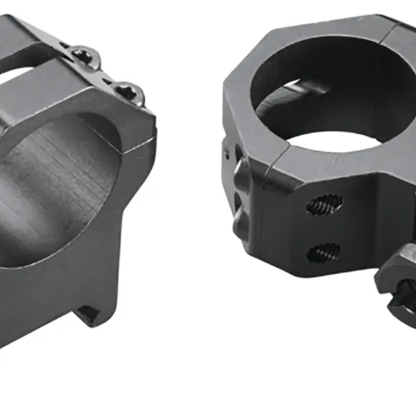Weaver Mounts 48362 Four-Hole Skeleton Rings  Matte Black 1" Extra High