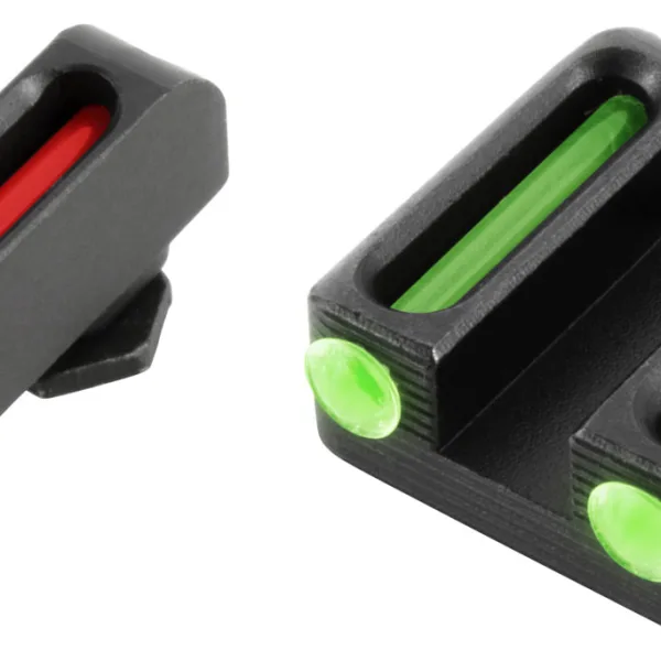 TruGlo TG131G3 Fiber-Optic  Red/Fiber Optic Front Sight-Green/Fiber Optic Rear Sight Glock 42/43/43X
