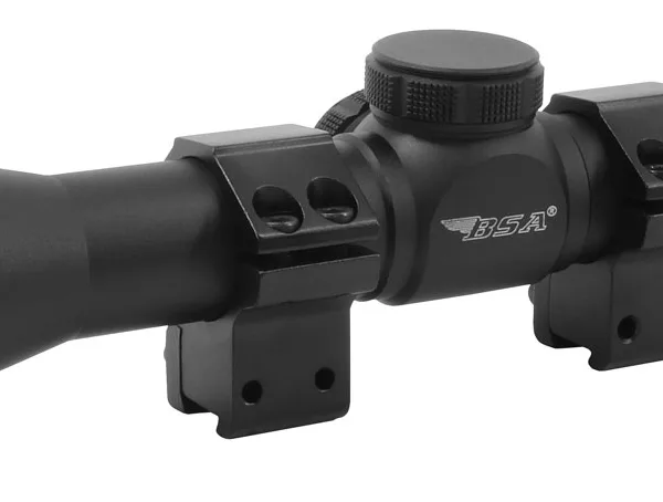 BSA AIR4X32AOTB Outlook  Matte Black 4x32mm AO 1" Tube Mil-Dot Reticle