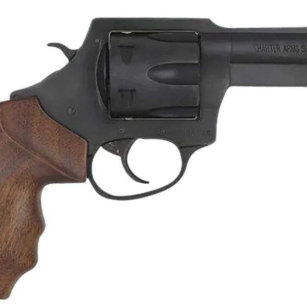 Charter Arms 63270 Professional  32 H&R Mag, 7 Shot 3" Black Nitride Steel Barrel, Cylinder & Frame w/Walnut Finger Grooved Grip