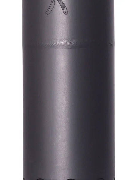 Rugged Suppressors RZR01762 Razor762  7.62mm 1.50" Diameter, Stainless Steel, Black Cerakote Finish, 5/8"-24 tpi