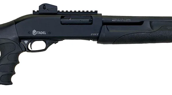 Citadel FRPAT1220 CDA Force Tactical Pump 12 Gauge 3+1 3" 20"  Barrel, Steel Receiver, Matte Black Metal Finish, Optics Ready Picatinny Rail, Synthetic Pistol Grip Stock