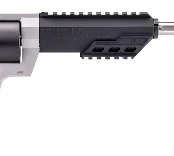Taurus 2460105RH Raging Hunter  460 S&W Mag 5rd 10.50" Matte Black Oxide Barrel & Cylinder Matte Stainless Steel Frame Black Rubber with Integrated Cushion Insert Grip