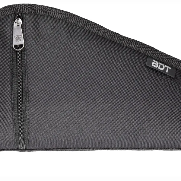 Bulldog BDT620B Deluxe Pistol Case With Pocket & Sleeve, Black Water-Resistant Outer Shell, Impact-Resistant Padding, Heat-Resistant Quilted Lining 12"L x 6"H