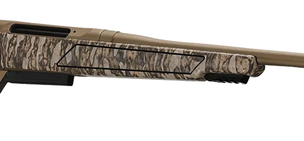 Christensen Arms 8011501500 Evoke  Full Size 270 Win 4+1 22" Flat Dark Earth Cerakote #4 Contour Threaded Barrel, Mossy Oak Bottomland Fixed Hybrid Hunter w/Picatinny Rail Synthetic Stock