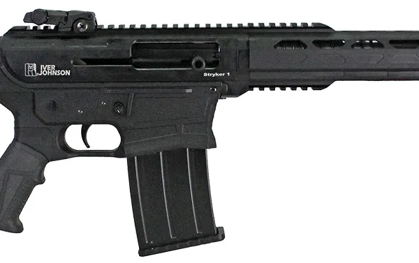 Iver Johnson Arms STRYKER1 Stryker 1 12 Gauge Semi-Auto 5+1 20" Black Steel Barrel, Black Picatinny Rail Receiver, Adj Cheekrest Black Synthetic Stock