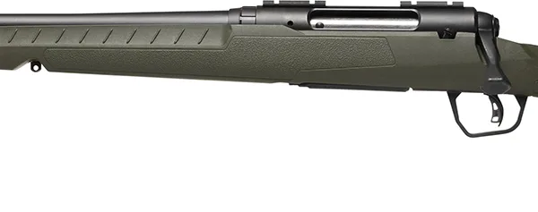 Savage Arms 32077 Axis 2  350 Legend 4+1 18" Matte Black Sporter Barrel, Matte Black Drilled & Tapped Steel Receiver, Fixed Green Synthetic Stock, Left Hand