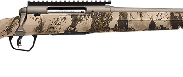 Savage Arms 32322 Axis 2 Pro 400 Legend 4+1 20" Gun Metal Bronze Cerakote Heavy Sporter Threaded Barrel & Picatinny Rail Carbon Steel Receiver, Fixed Western Camo Synthetic Stock, Right Hand