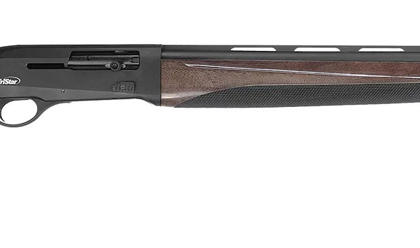 TriStar 20236 Raptor II Youth 20 Gauge Semi-Auto 3" 5+1 24" Black Vent Rib Steel Barrel, Black Steel Receiver, Fixed Walnut Synthetic Stock