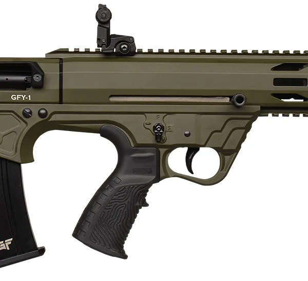 Gforce Arms GFY11220ODG GFY-1 USA 12 Gauge Semi-Auto 3" 5+1 18.50" Black Threaded Barrel, OD Green Cerakote Aluminum Receiver w/Picatinny Rail, OD Green Bullpup Polymer Stock, Polymer Grip