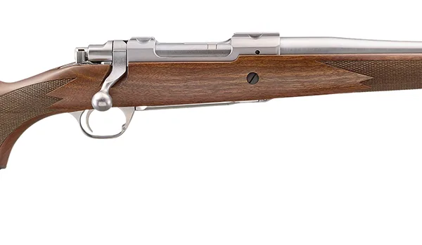 Ruger 67104 Hawkeye Hunter 308 Win 4+1 16.60" Satin Threaded Barrel, Satin Stainless Steel Receiver w/Integral Scope Mount, American Walnut Fixed Stock, Right Hand