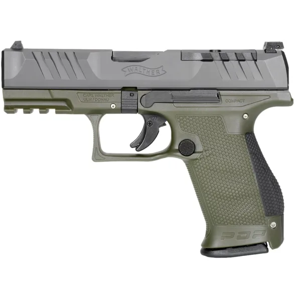 WALTHER ARMS PDP 9MM CPT 4" BLK/GRN OR 15+1