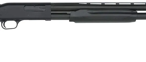 Mossberg 56420 500 All Purpose Full Size 12 Gauge Pump 3" 5+1 28" Matte Blued Vent Rib Barrel, Matte Blued Integral Scope Mount Steel Receiver, Fixed Black Synthetic Stock, Right Hand, Accu-Set Chokes