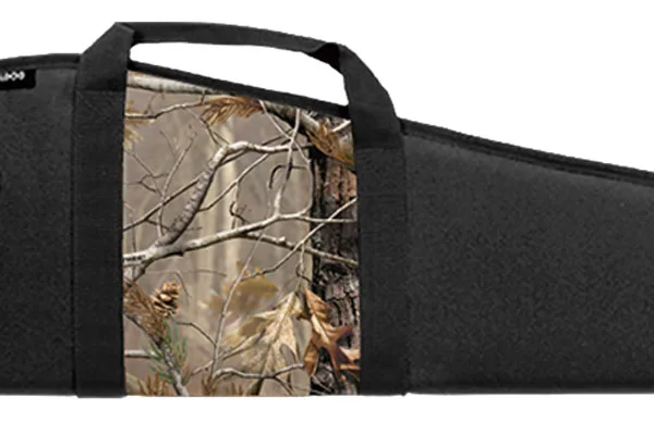 Bulldog BD210 Camo Panel  48" Scoped Rifle Black Nylon Case with Integrated Realtree AP Panel