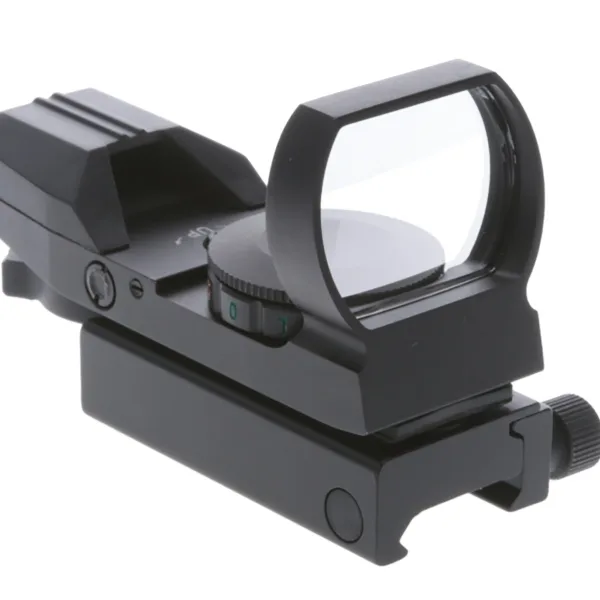 TruGlo TG-8360B Open Dot Sight  Black Anodized 1x 34mm 5 MOA Dual Illuminated (Green/Red) Multi Reticle