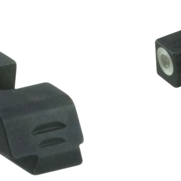 AmeriGlo GL5113 Classic Tritium Sight Set for Glock  Green Tritium White Outline Front Sight-Green Tritium White Outline Rear Sight