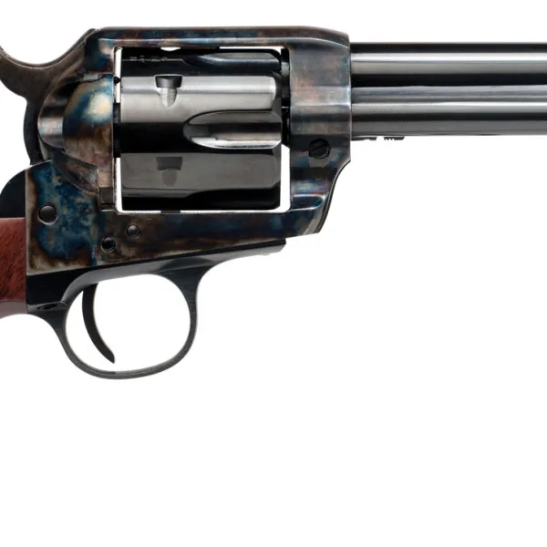Cimarron PP401 Frontier Pre-War 1896-1940 38 Special/357 Mag 6 Shot, 5.50" Blued Steel Barrel, Blued Cylinder, Color Case Hardened Steel Frame, Walnut Grip, Exposed Hammer