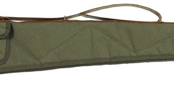 Bob Allen 14534 Canvas Shotgun Case Green Canvas 48" Long Shotgun