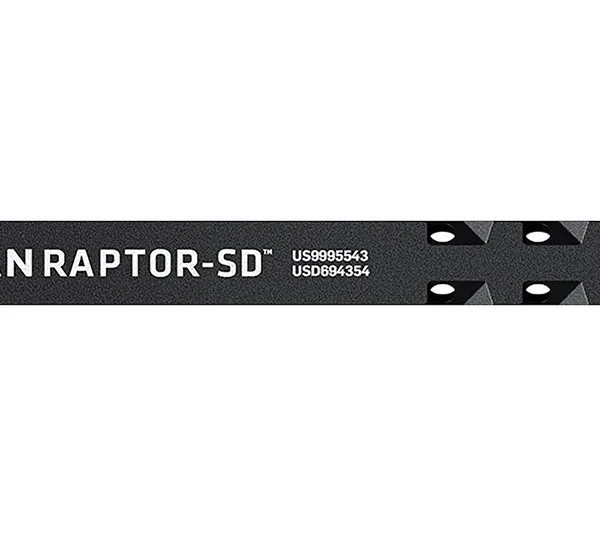 Radian Weapons R0561 Raptor SD Ambi Charging Handle, Radian Gray, Gas Ported Shaft, Fits Mil-Spec AR-15/M16 Platform
