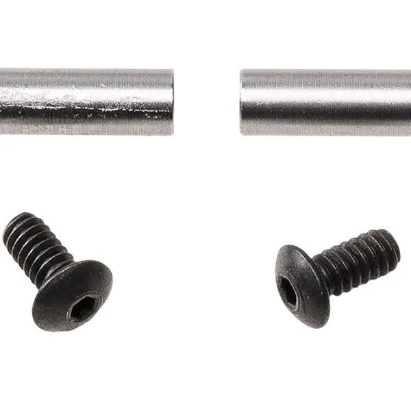 Rise Armament 12005 Anti-Walk Pin Set  Black Stainless Steel AR Platform