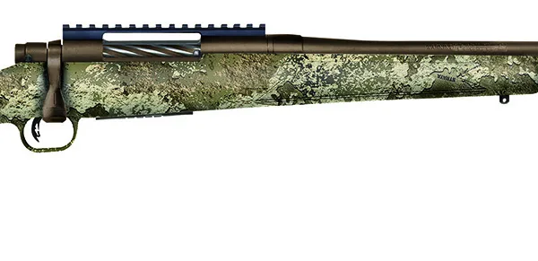 Mossberg 28171 Patriot Predator 7mm PRC 3+1 24" Fluted & Threaded, Patriot Brown Cerakote Barrel/Rec, TrueTimber Strata Stock