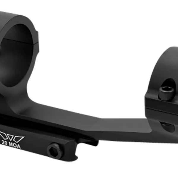 Warne V4012M MSR Scope Mount/Ring Combo Matte Black 30mm 20 MOA