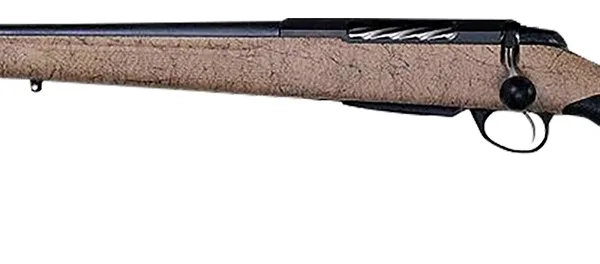 Tikka JRTXRT470 T3x Lite 7mm Rem Mag 3+1 24.30" Fluted/Threaded, Black Barrel/Rec, Black Webbed Tan Roughtech Synthetic Stock, Interchangeable Grip, Muzzle Brake Left Hand