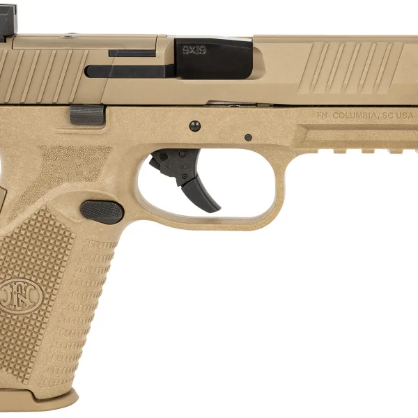 FN 66100722 509 MRD 9mm Luger 17+1 Black Flat Dark Earth PVD Flat Dark Earth