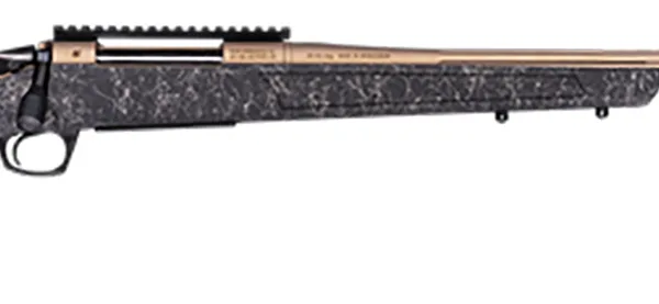 CVA CR3953F Cascade Long Range Hunter Full Size 308 Win 22" Smoked Bronze Cerakote Steel Threaded Barrel, Black w/Smoked Bronze Web Synthetic Stock