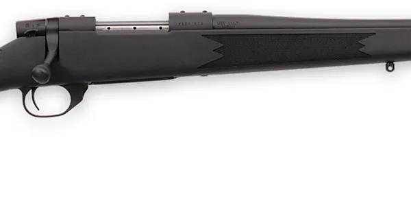 Weatherby VYT243NR0T Vanguard Synthetic Compact 243 Win 4+1 20" Matte Blued #1 Threaded Barrel, Matte Blued Drilled & Tapped Steel Receiver, Black Adjustable Synthetic Stock