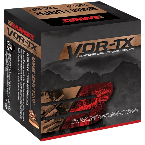 Barnes Bullets 32005 9mm Luger 115gr XPB 20 Per Box/10 Case