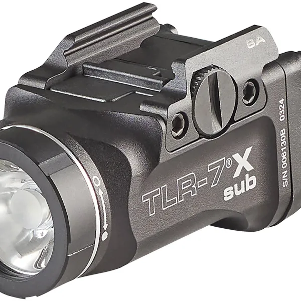 Streamlight 69408 TLR-7 X Sub USB  Black Anodized 500 Lumens  White LED Springfield Armory Hellcat