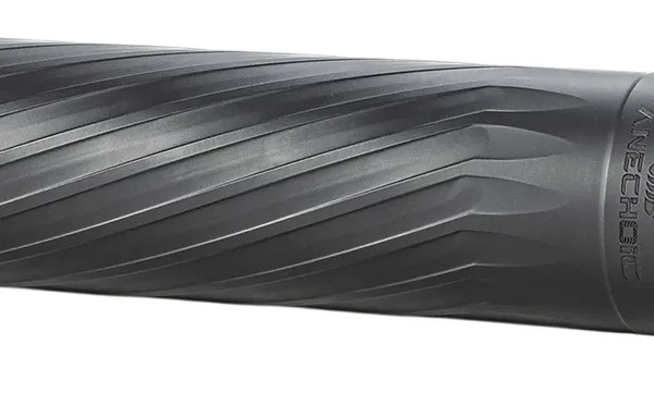 Anechoic X223LB Anechox 223L  223/5.56mm/22-250Rem Black Stainless Steel/Titanium 1 3/8"x24 w/ 1/2"x28 DTA