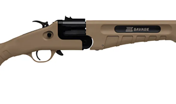 Savage Arms 23004 42 Takedown Full Size 22 LR/410 Gauge 1rd 20" Black Satin Sporter Barrel, Flat Dark Earth Carbon Steel Receiver, Flat Dark Earth Fixed Synthetic Stock, Ambidextrous