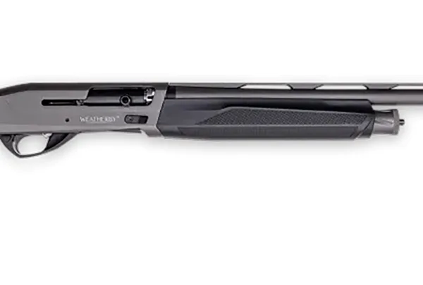 Weatherby ET21228PGM Element II  12 Gauge 3" 2+1 28" Tungsten Cerakote Vent Rib Barrel & Receiver, Adj Shim Black Synthetic Stock
