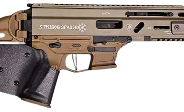 Grand Power 810091158197 Stribog SP9A3G *CA Compliant 9mm Luger 16" Flat Dark Earth